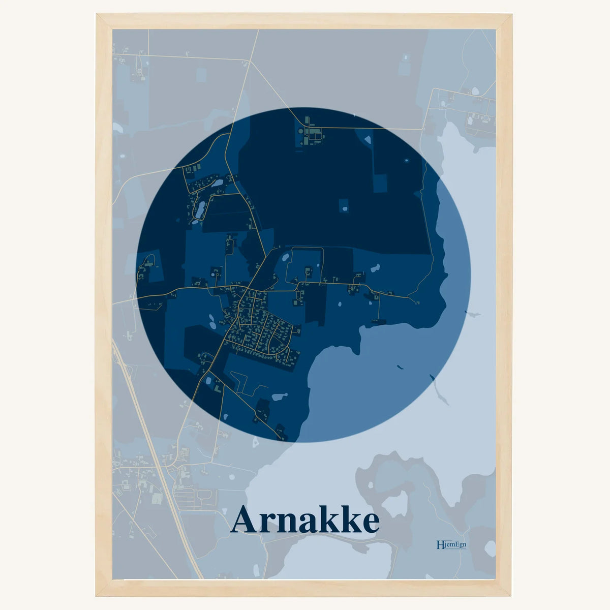 Arnakke plakat – Centrum 2026 – Mørk blå
