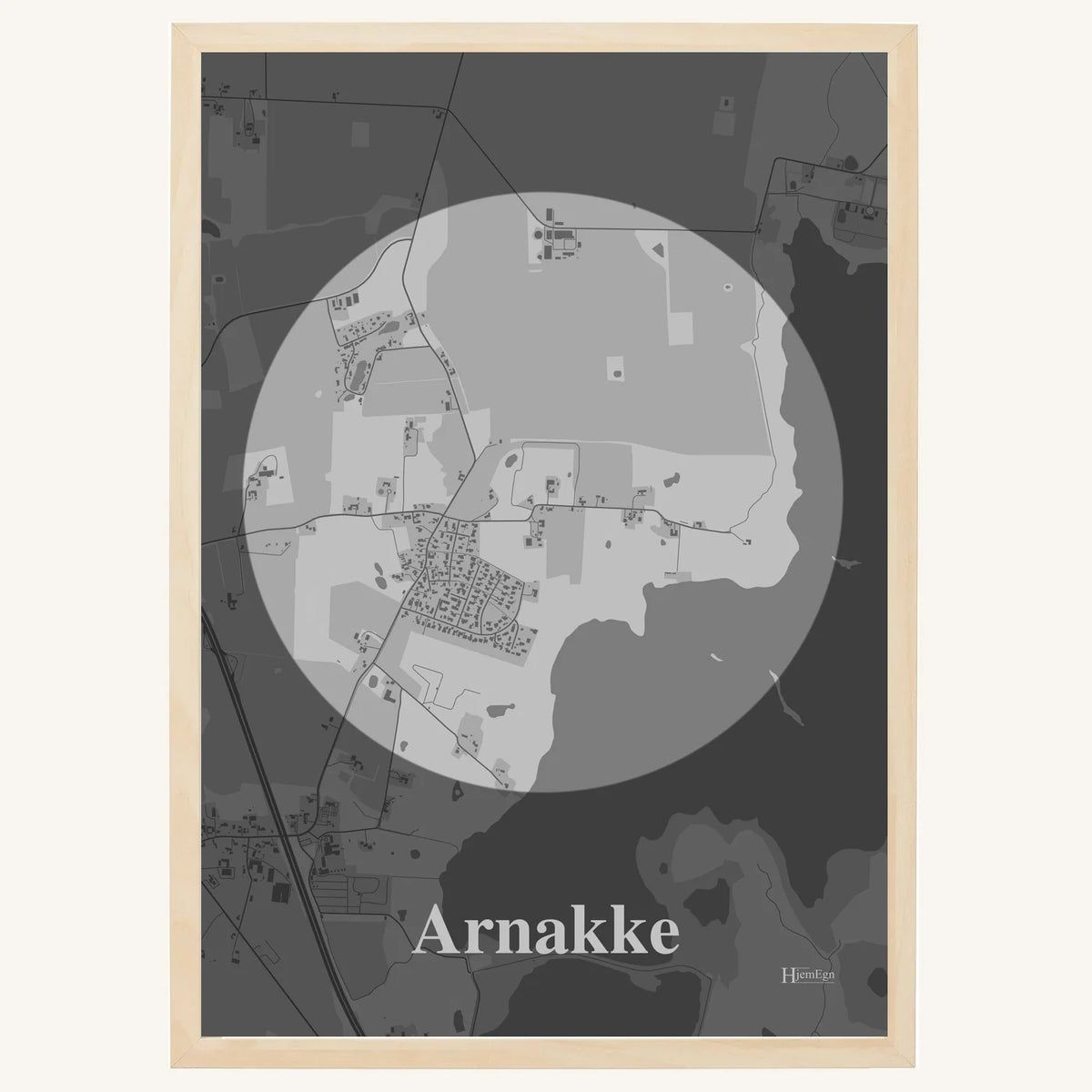 Arnakke plakat – Centrum 2026 – Lys pastel grå