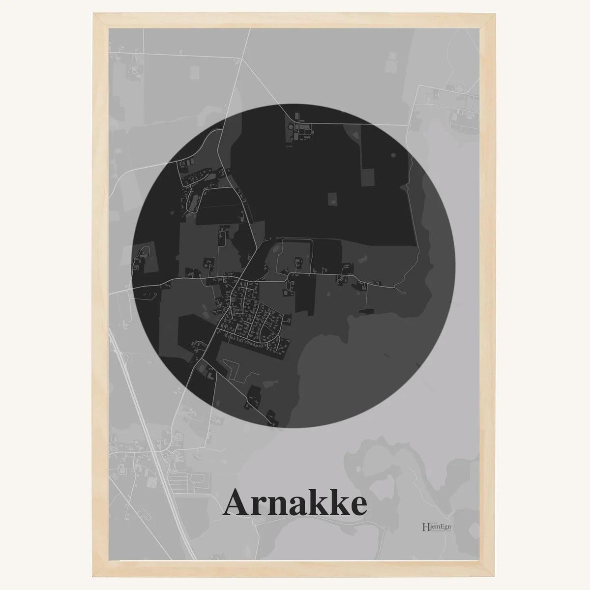 Arnakke plakat – Centrum 2026 – Mørk grå