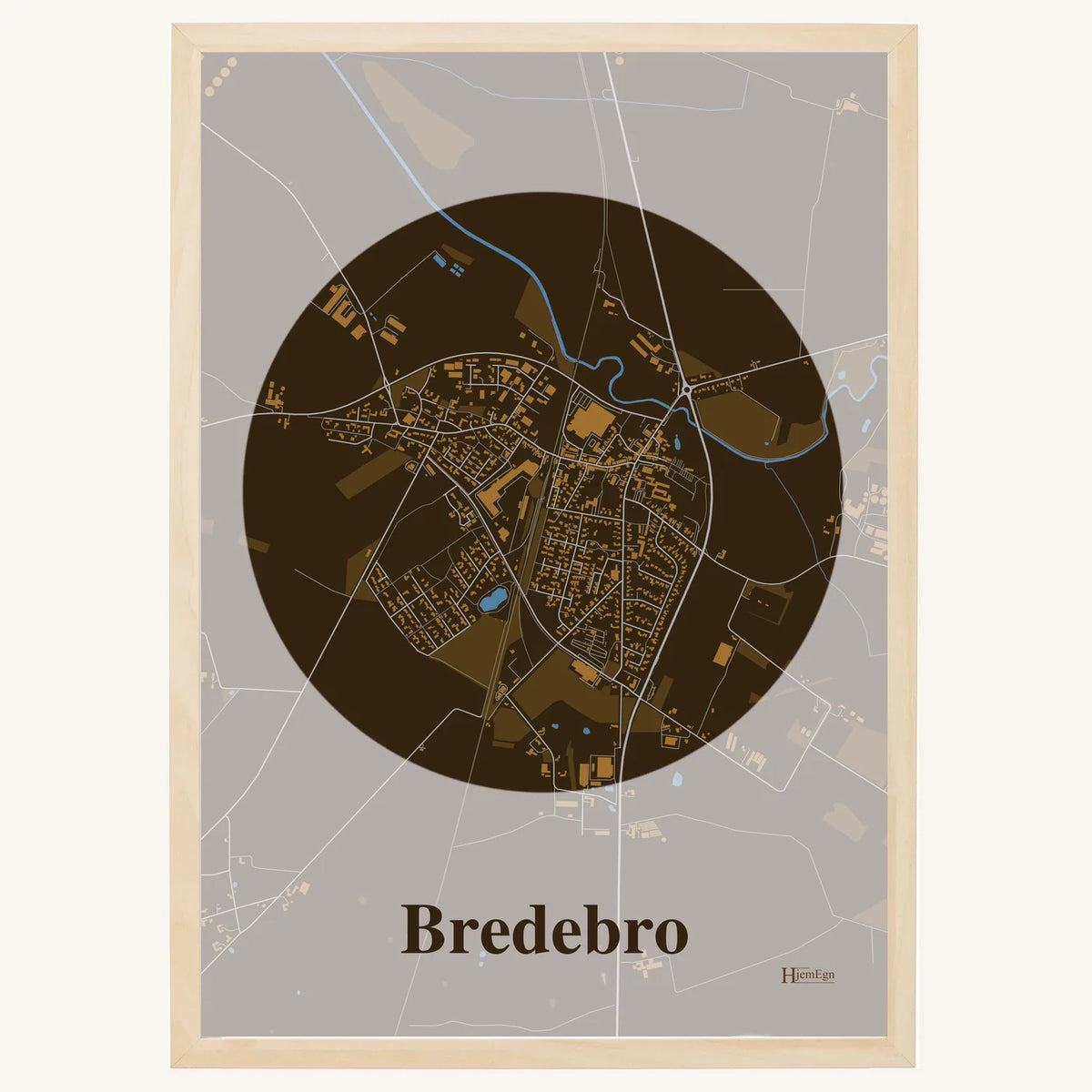 Bredebro plakat – Centrum 2026 – Mørk brun