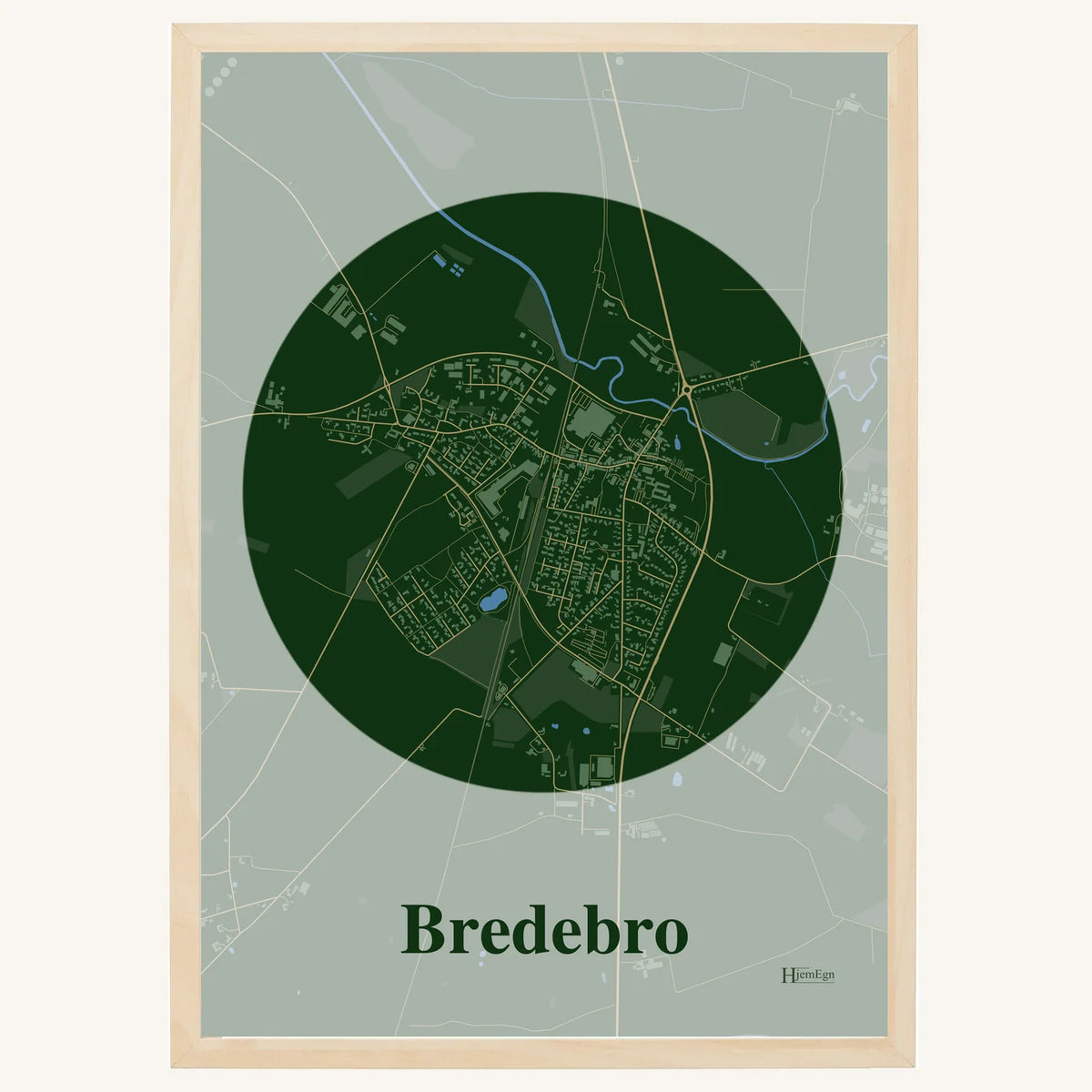 Bredebro plakat – Centrum 2026 – Mørk grøn