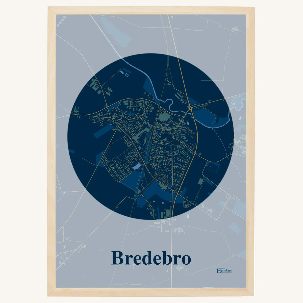 Bredebro plakat – Centrum 2026 – Mørk blå