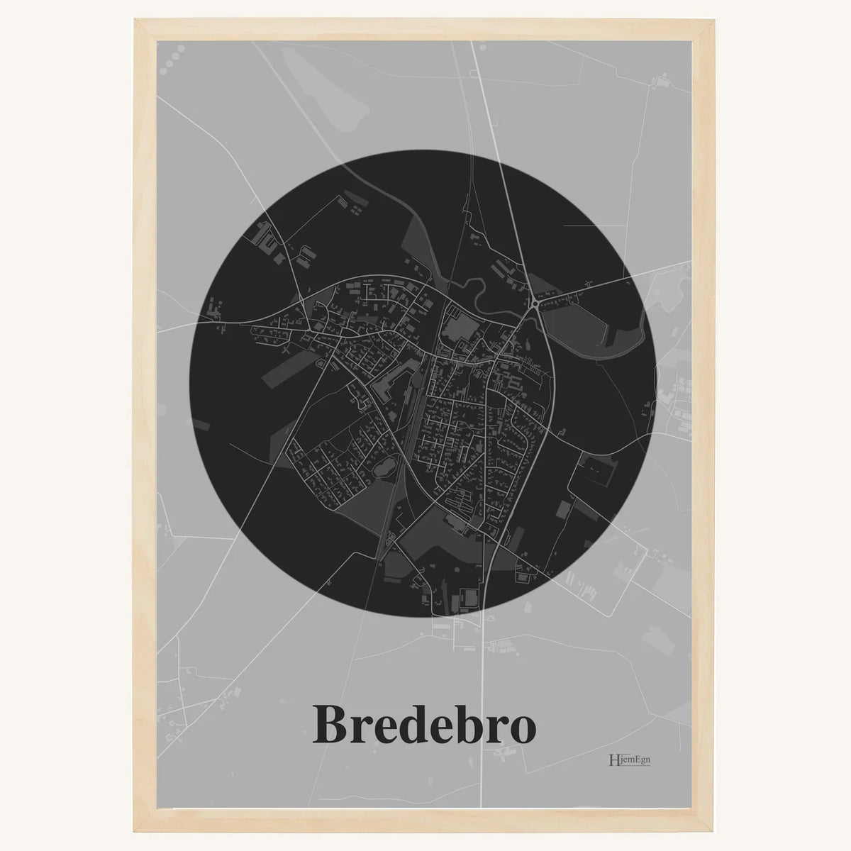 Bredebro plakat – Centrum 2026 – Mørk grå