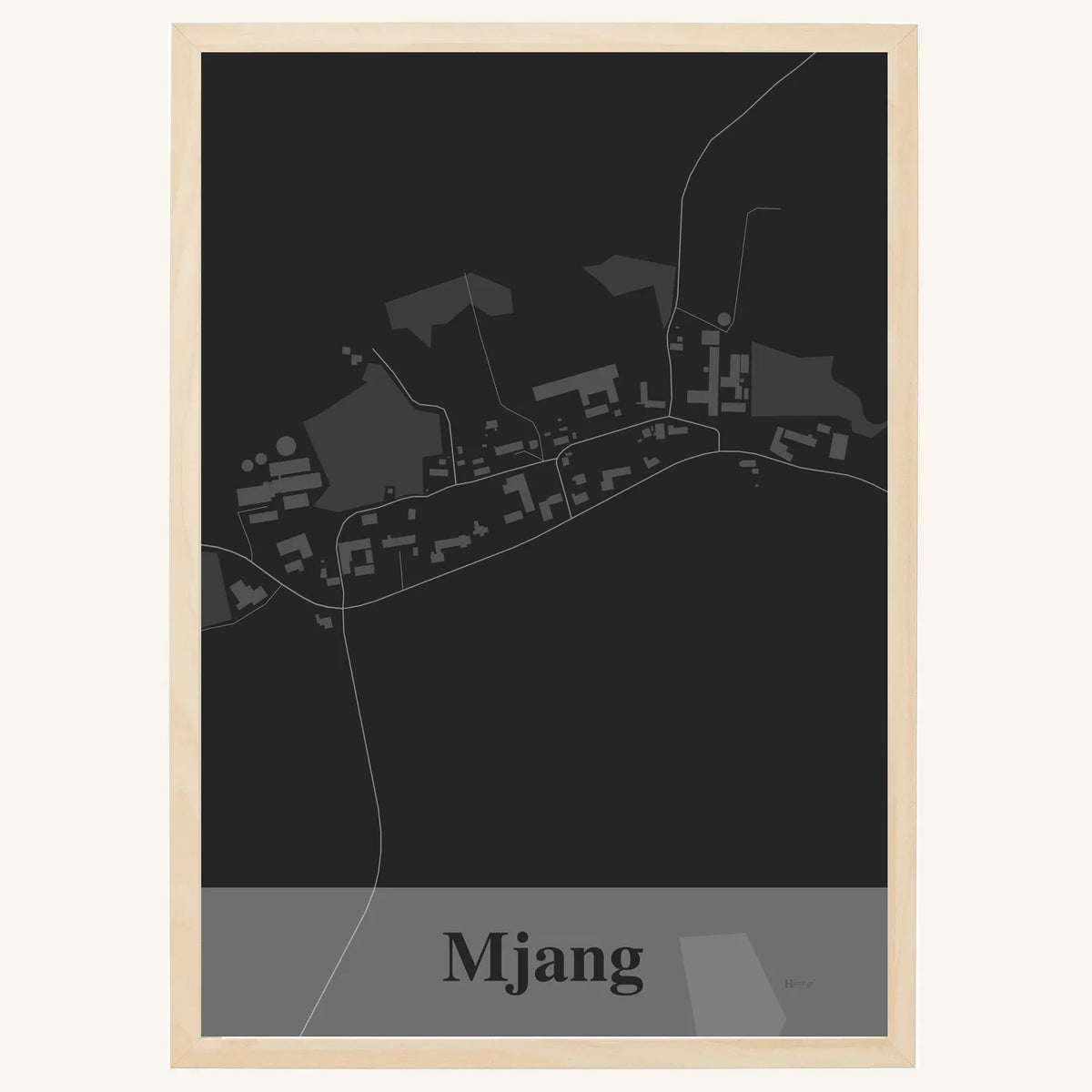 Mjang plakat – Firkantet 2026 – Mørk grå