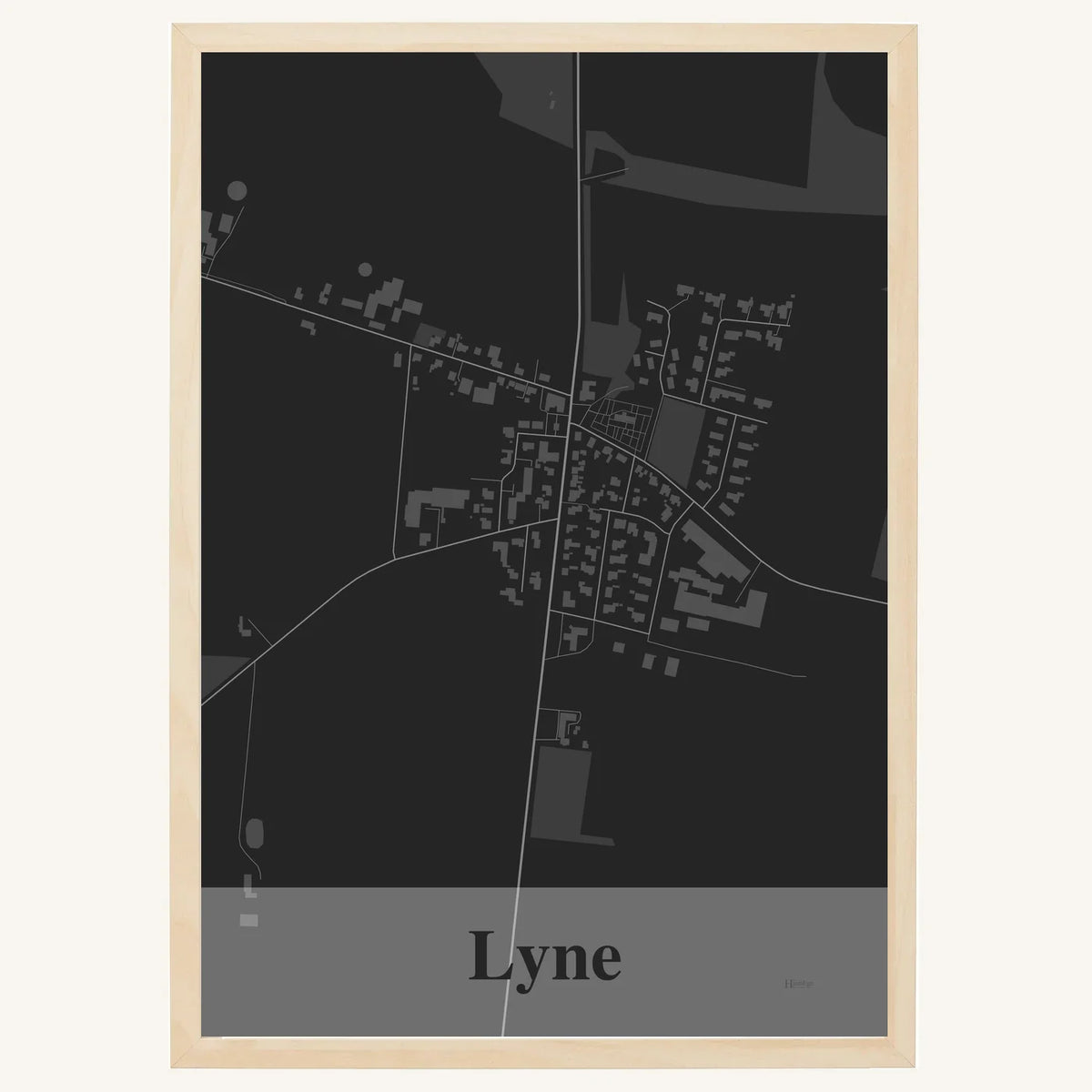 Lyne plakat – Firkantet 2026 – Mørk grå