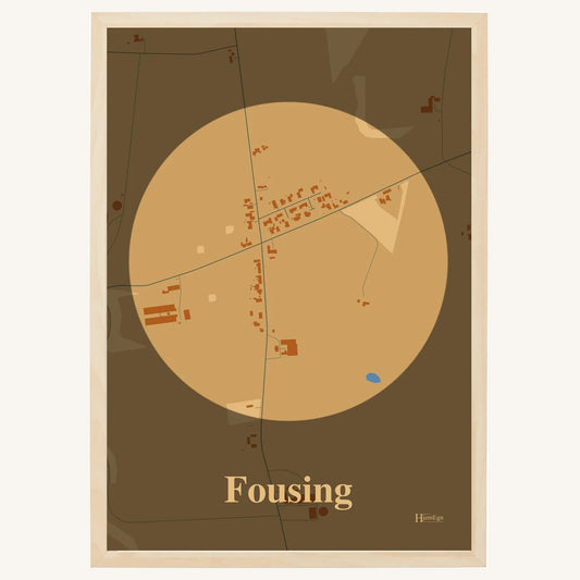 Fousing plakat – Centrum 2026 – Lys pastel brun