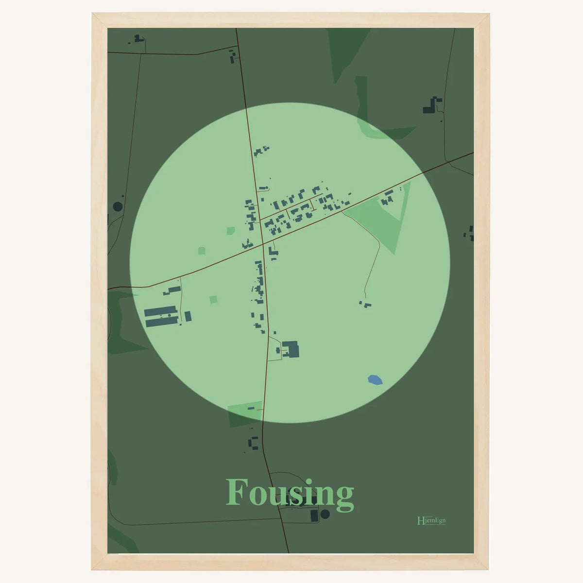 Fousing plakat – Centrum 2026 – Lys pastel grøn