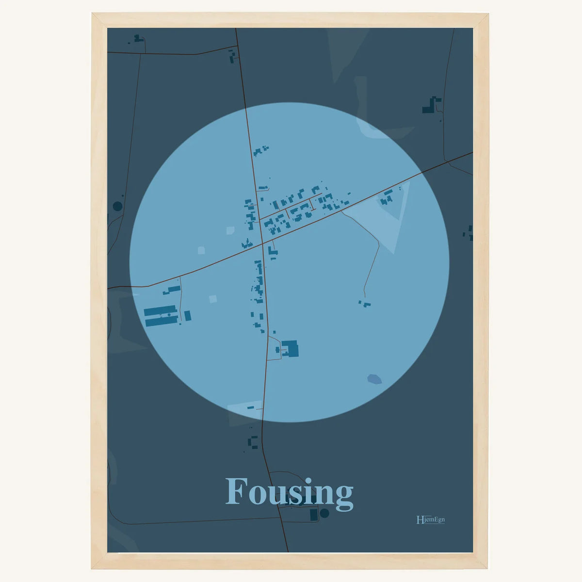 Fousing plakat – Centrum 2026 – Lys pastel blå