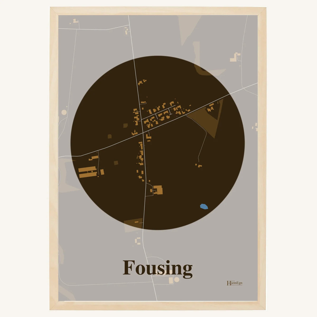 Fousing plakat – Centrum 2026 – Mørk brun