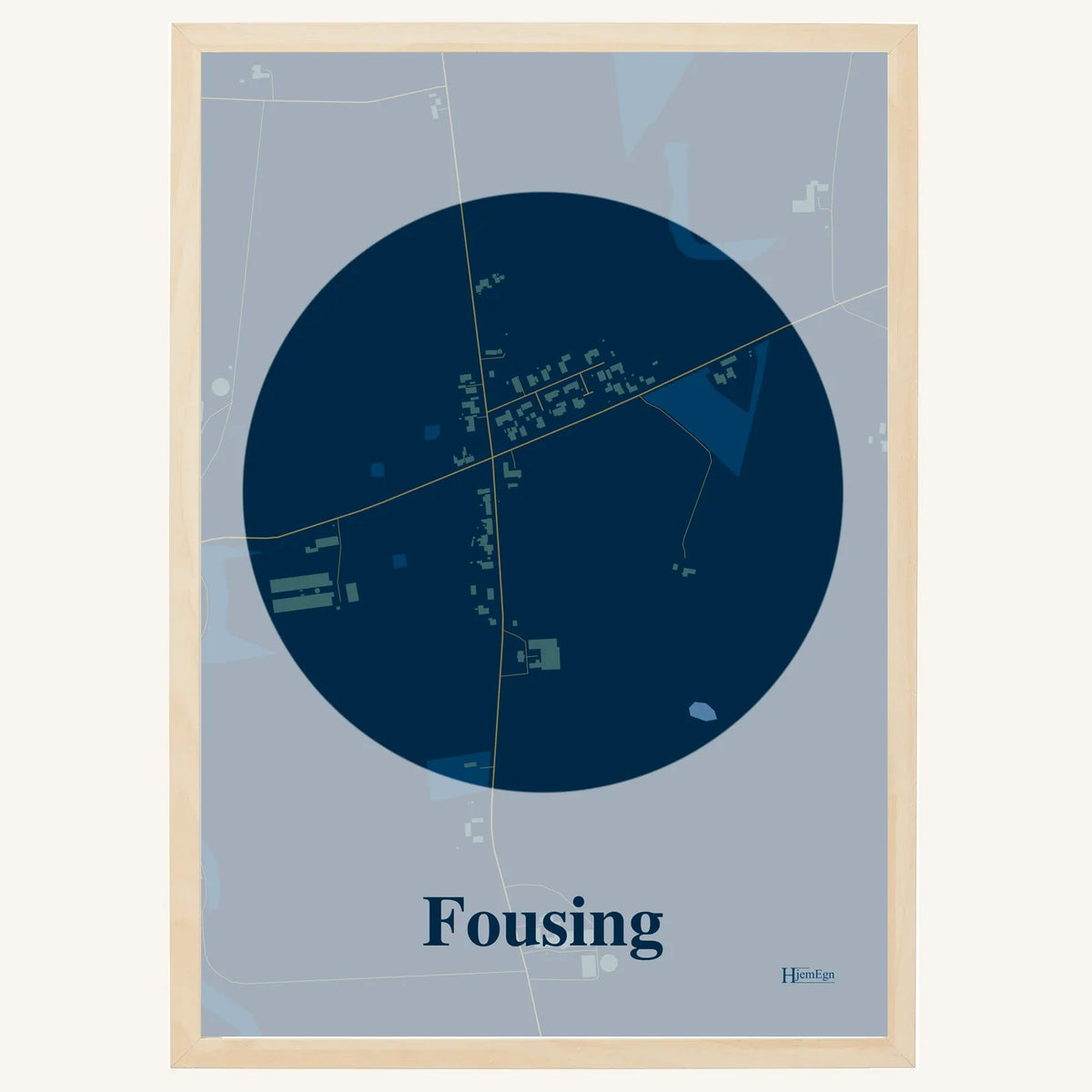 Fousing plakat – Centrum 2026 – Mørk blå