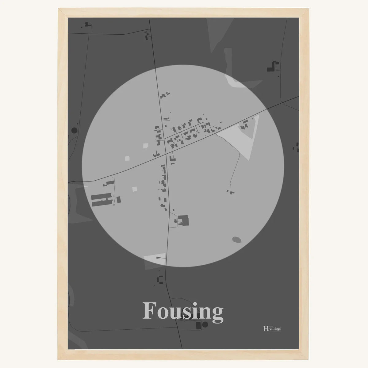 Fousing plakat – Centrum 2026 – Lys pastel grå