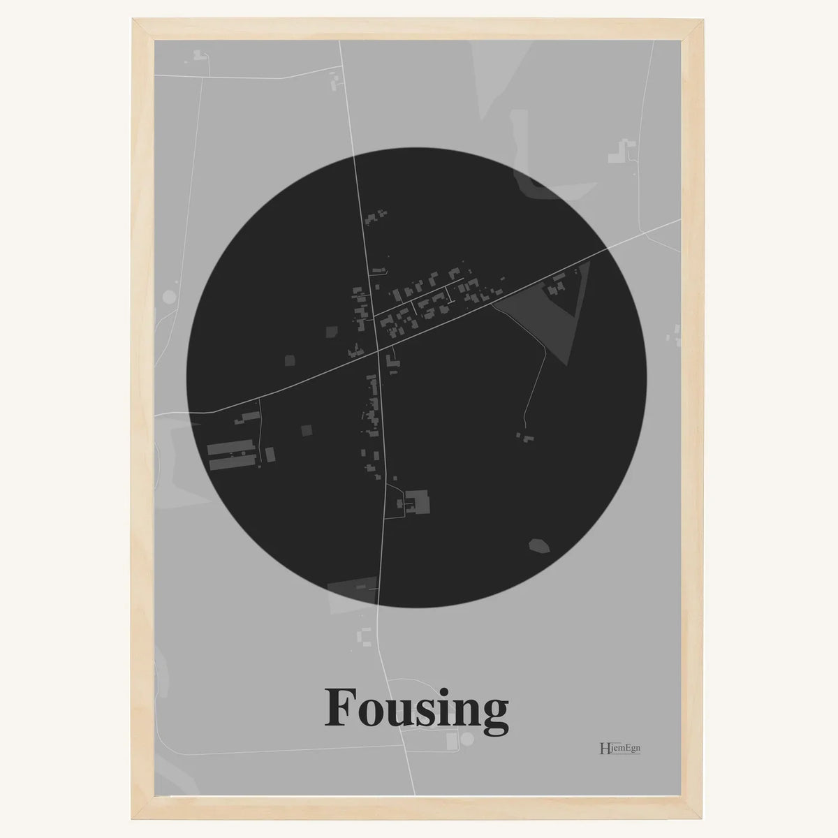 Fousing plakat – Centrum 2026 – Mørk grå
