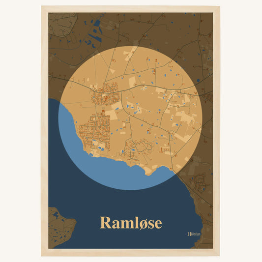 Ramløse plakat – Centrum 2026 – Lys pastel brun