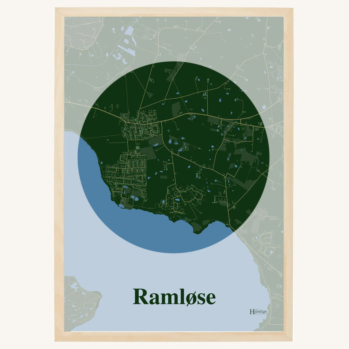 Ramløse plakat – Centrum 2026 – Mørk grøn