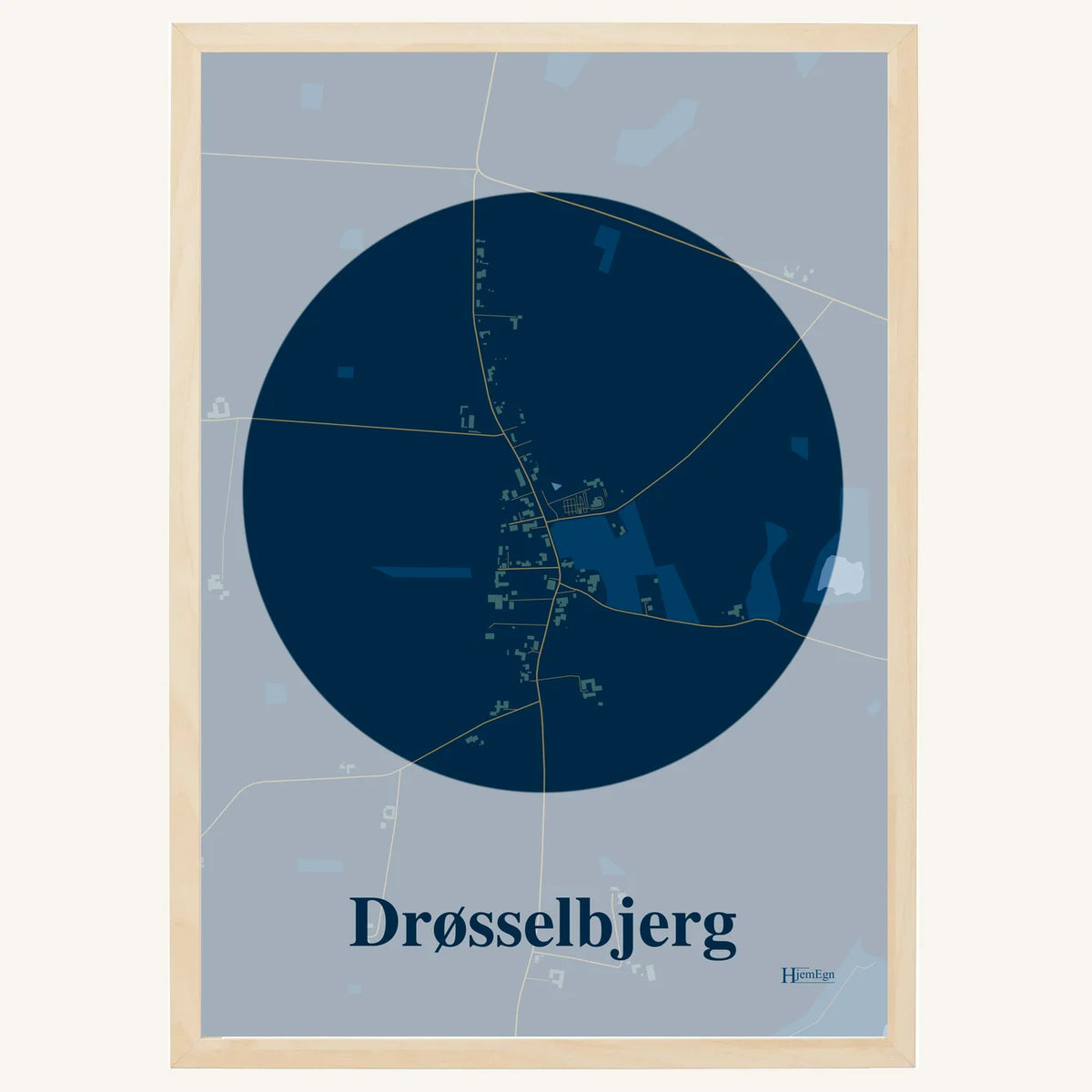 Drøsselbjerg plakat – Centrum 2026 – Mørk blå