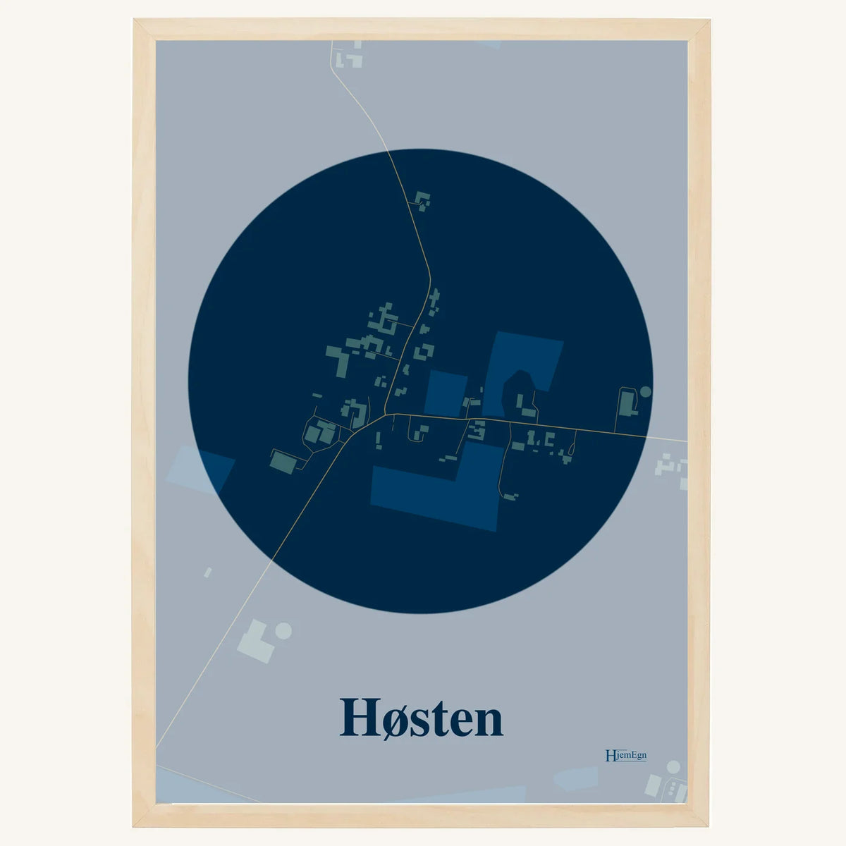 Høsten plakat – Centrum 2026 – Mørk blå