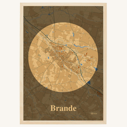 Brande plakat – Centrum 2026 – Lys pastel brun