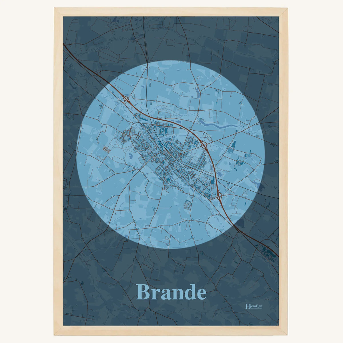 Brande plakat – Centrum 2026 – Lys pastel blå