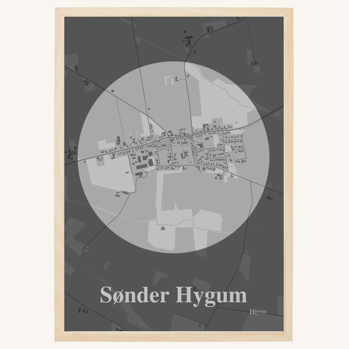 Sønder Hygum plakat – Centrum 2026 – Lys pastel grå
