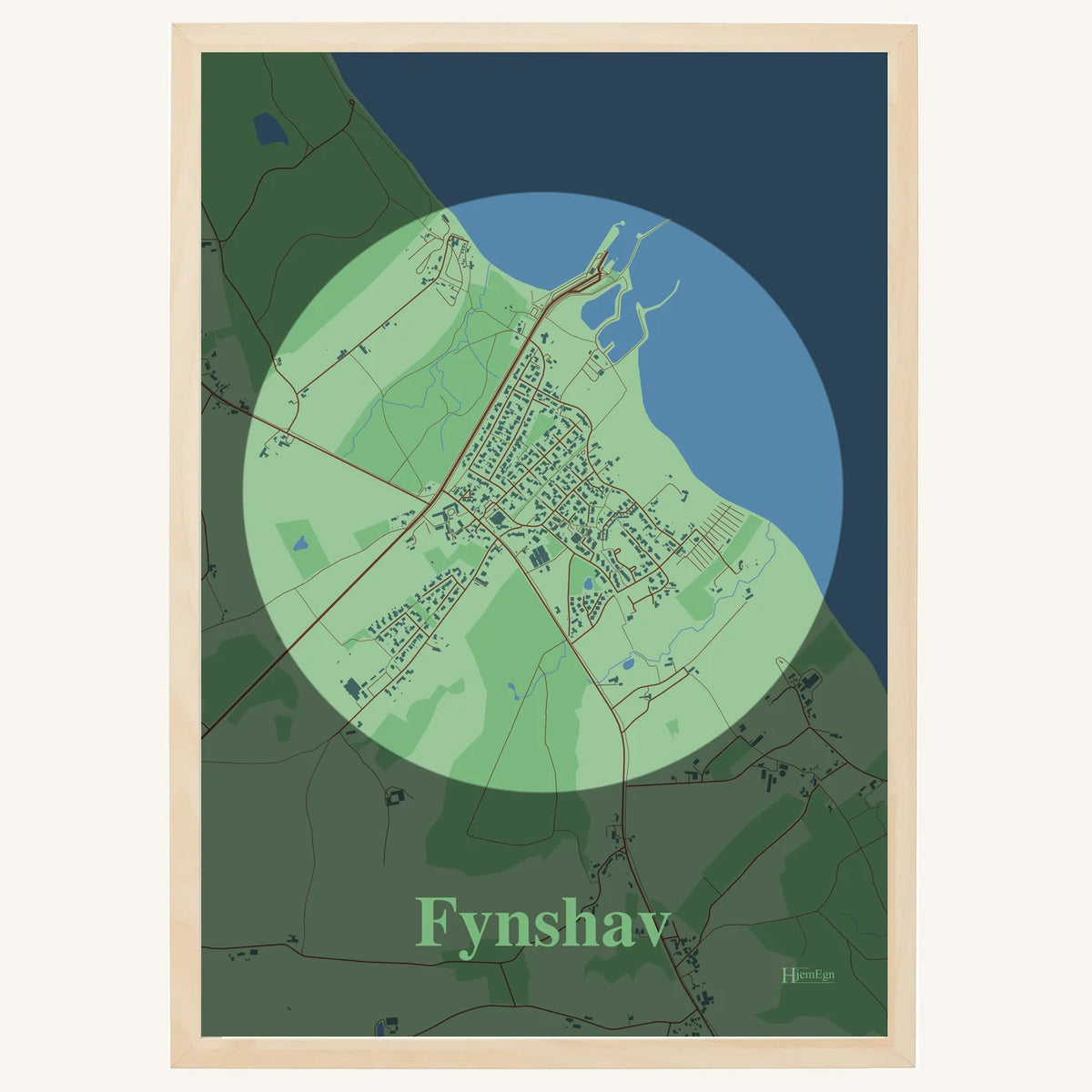 Fynshav plakat – Centrum 2026 – Lys pastel grøn