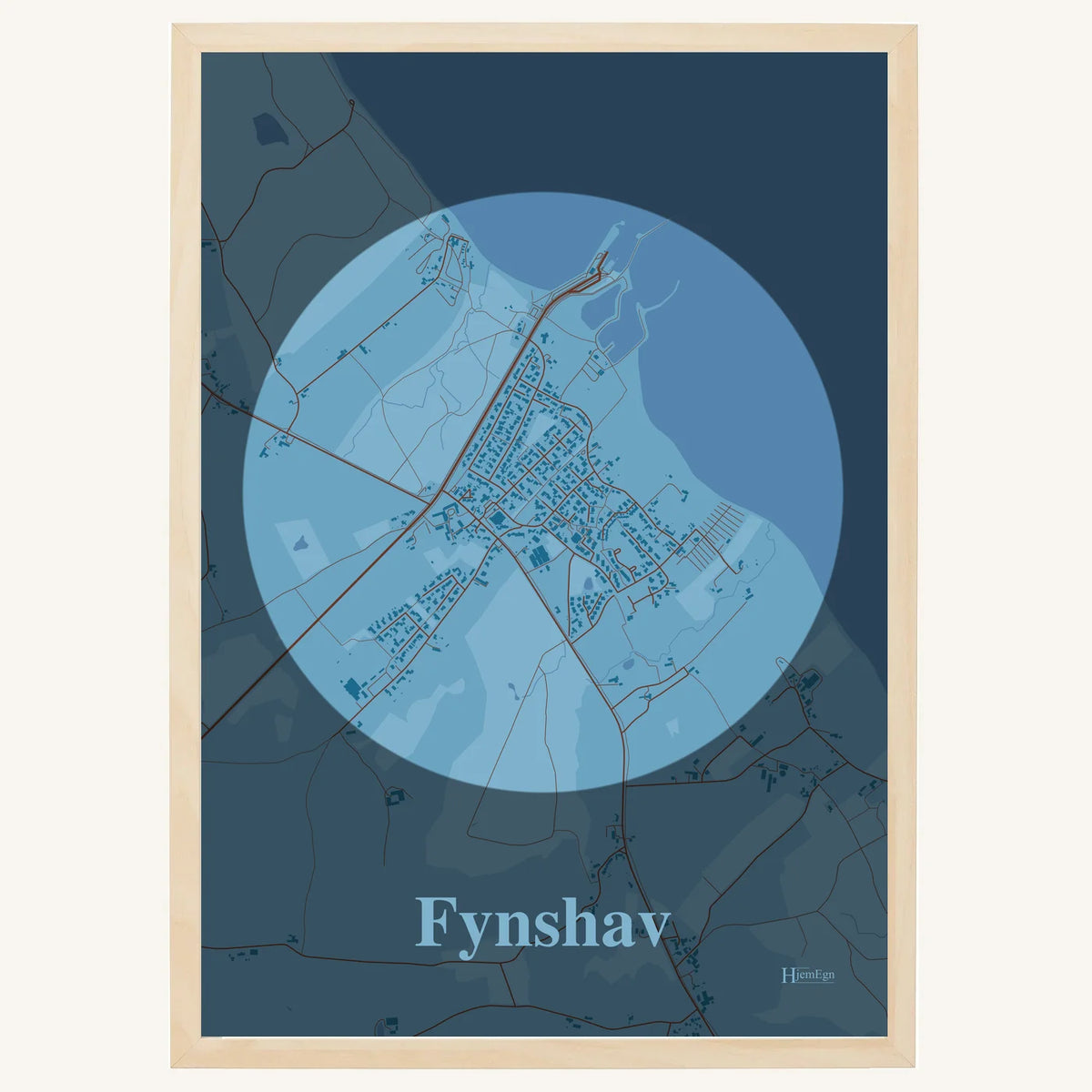 Fynshav plakat – Centrum 2026 – Lys pastel blå