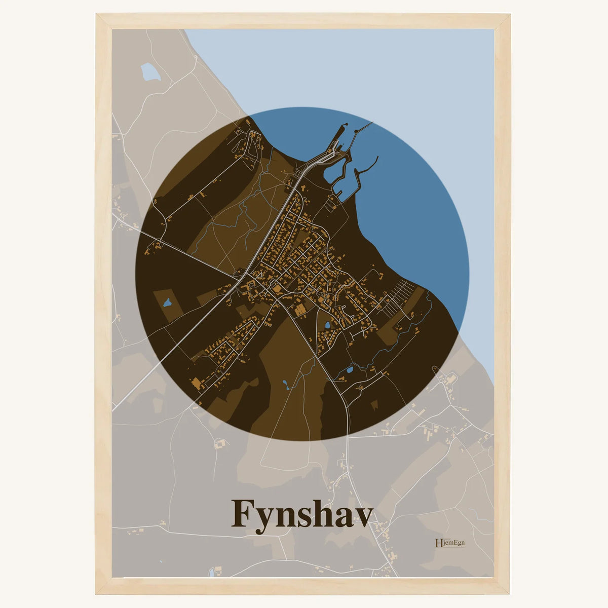 Fynshav plakat – Centrum 2026 – Mørk brun