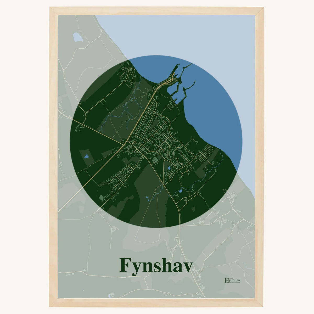 Fynshav plakat – Centrum 2026 – Mørk grøn