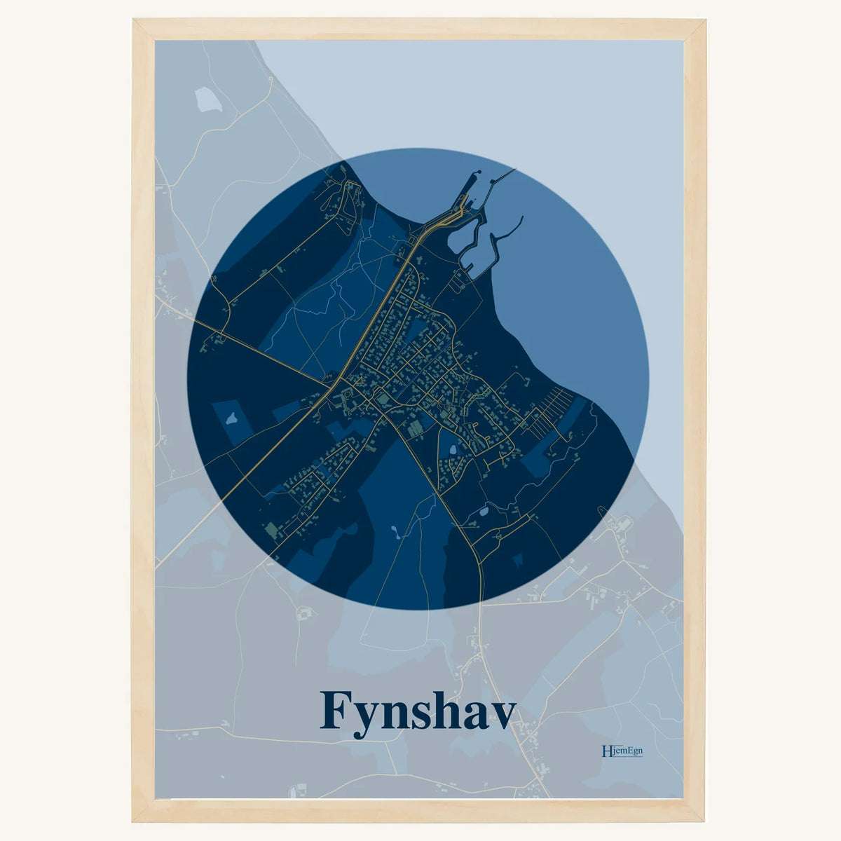 Fynshav plakat – Centrum 2026 – Mørk blå