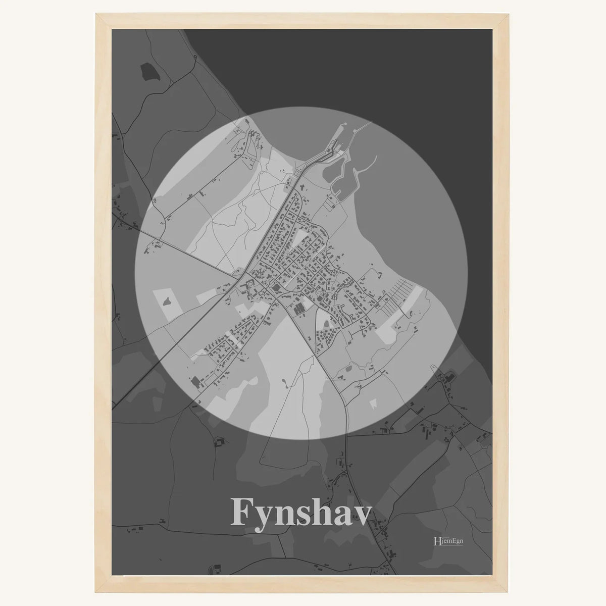 Fynshav plakat – Centrum 2026 – Lys pastel grå
