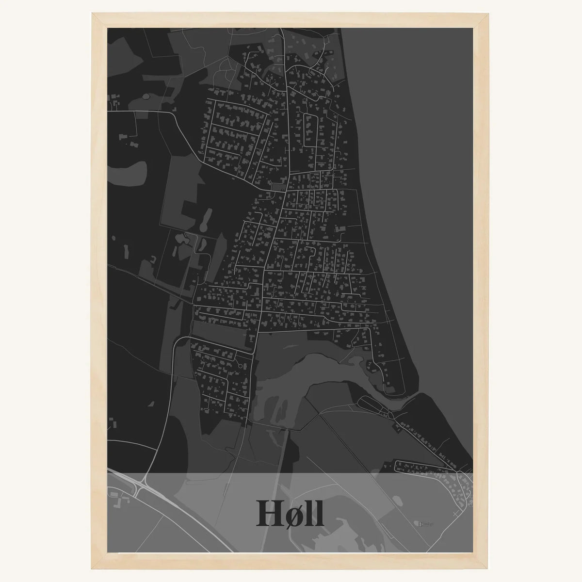 Høll plakat – Firkantet 2026 – Mørk grå