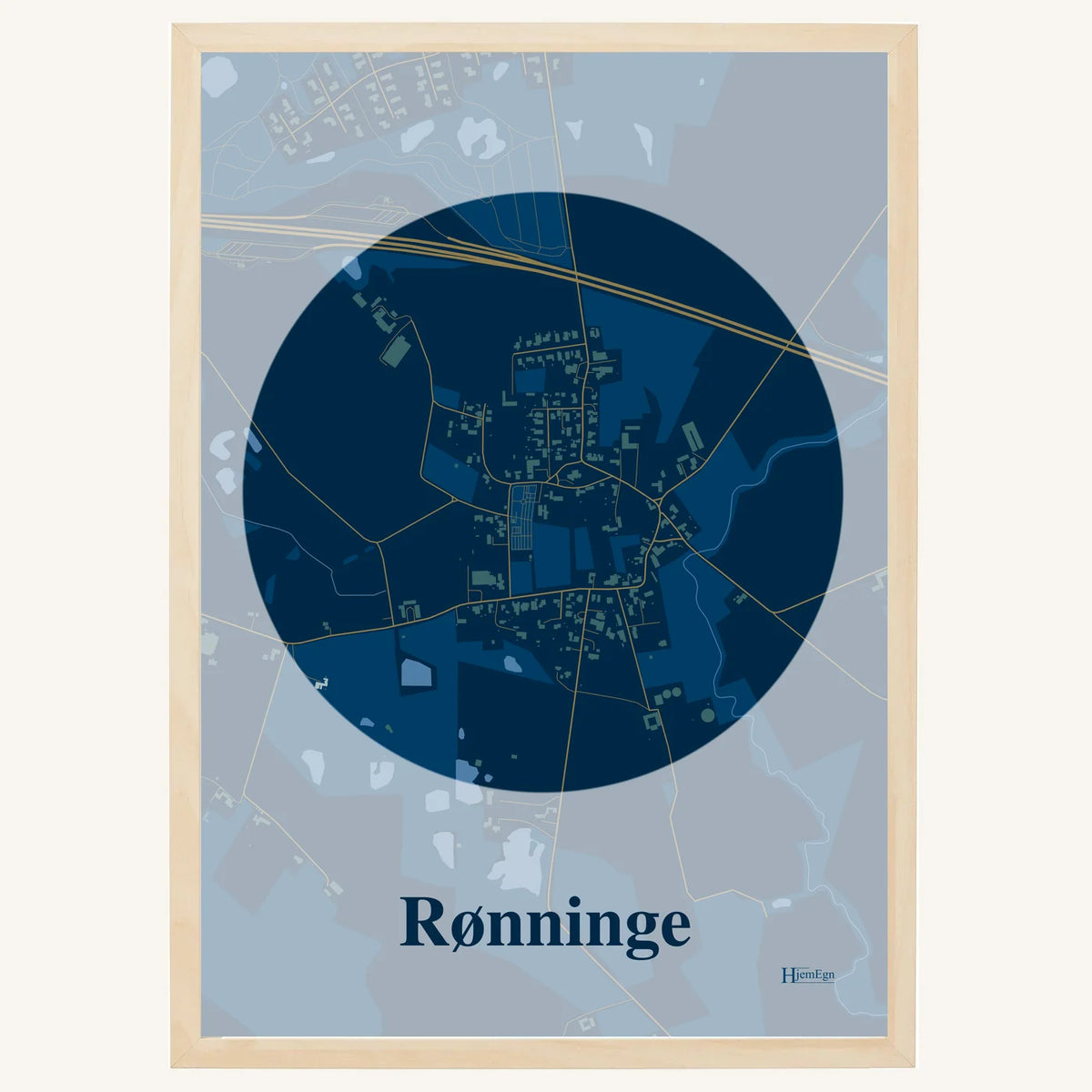 Rønninge plakat – Centrum 2026 – Mørk blå