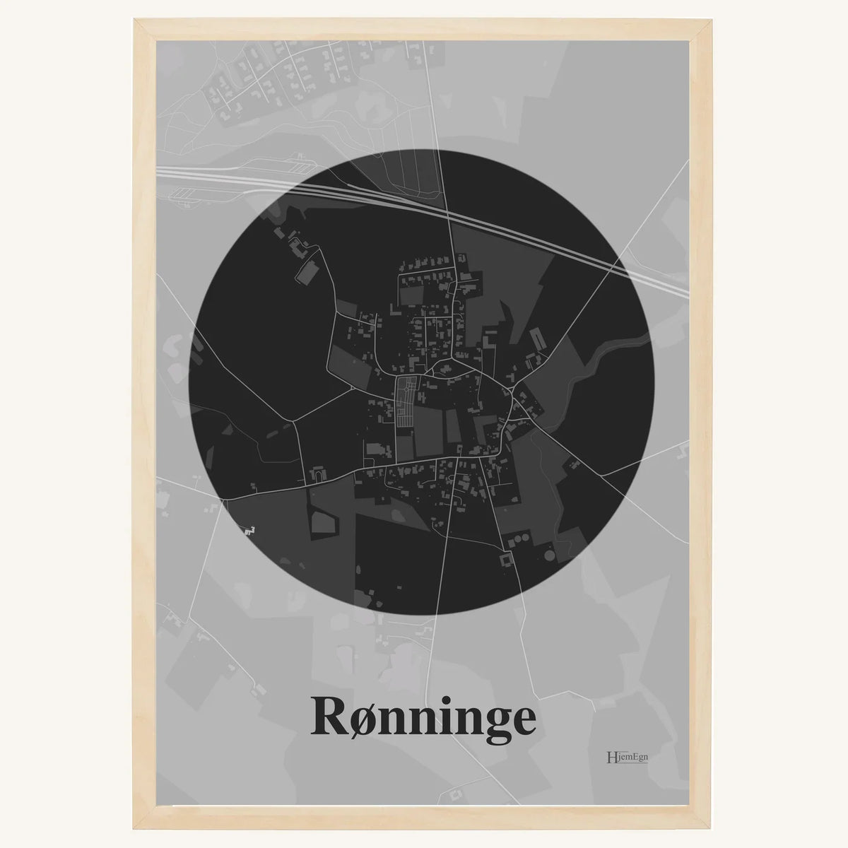 Rønninge plakat – Centrum 2026 – Mørk grå