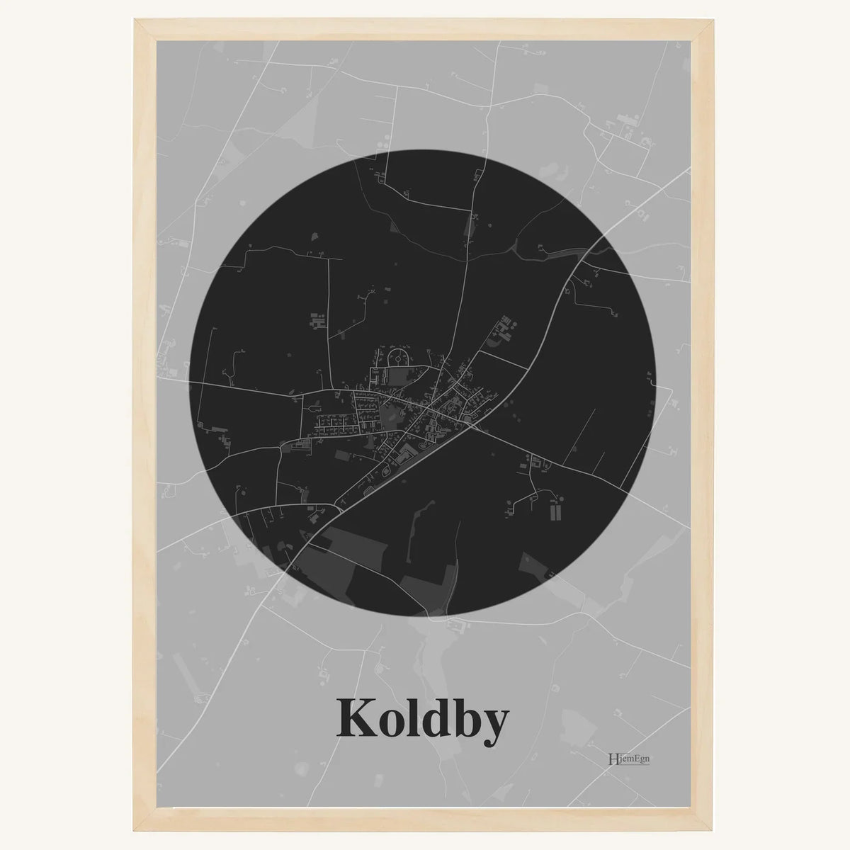 Koldby plakat – Centrum 2026 – Mørk grå