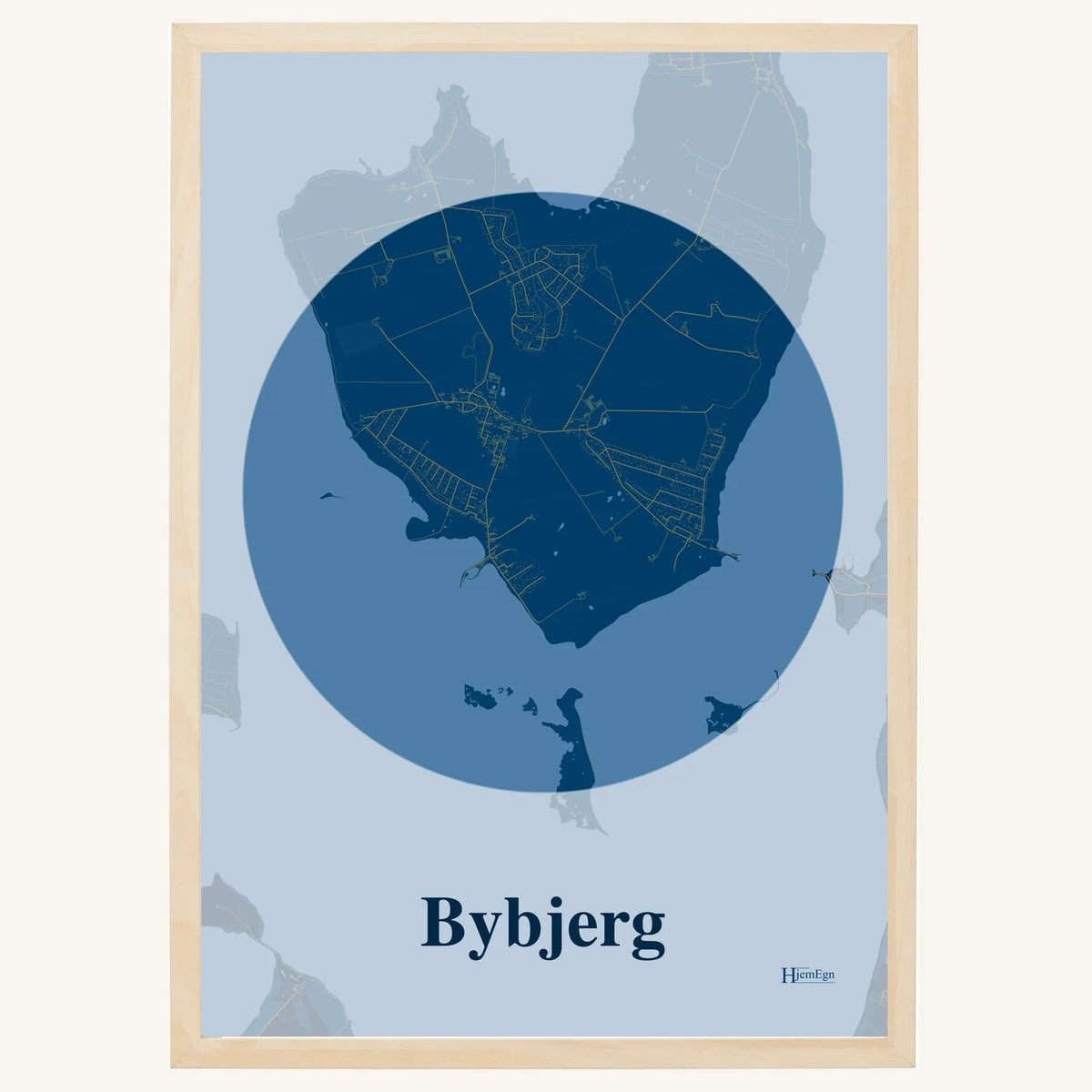 Bybjerg plakat – Centrum 2026 – Mørk blå