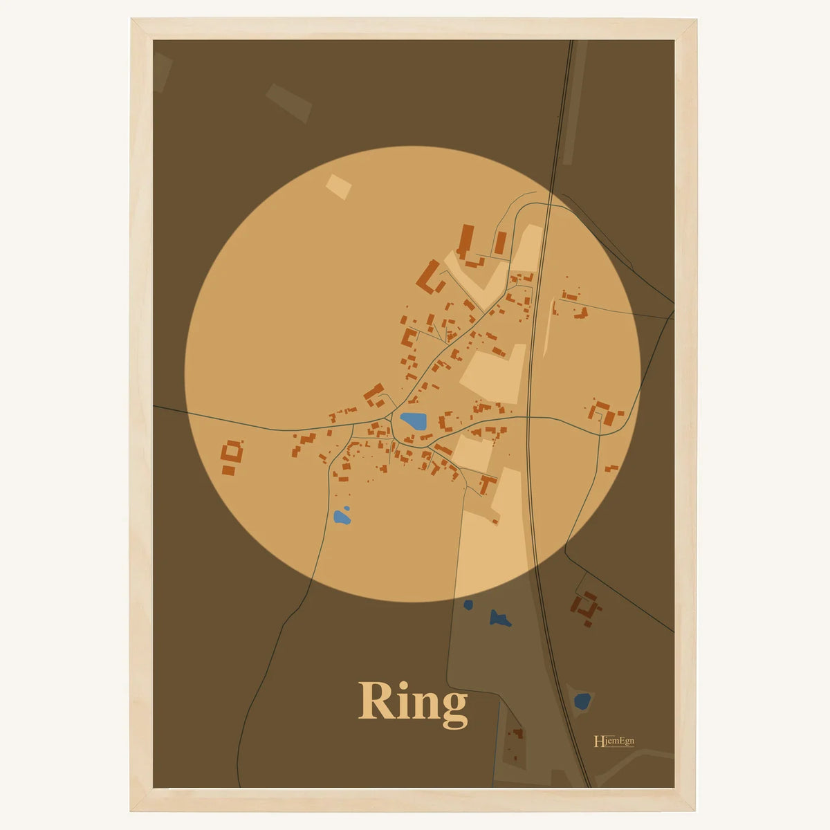 Ring plakat – Centrum 2026 – Lys pastel brun