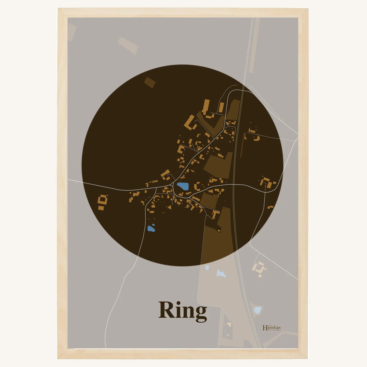 Ring plakat – Centrum 2026 – Mørk brun