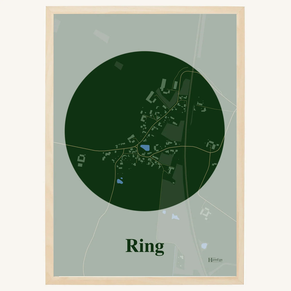 Ring plakat – Centrum 2026 – Mørk grøn
