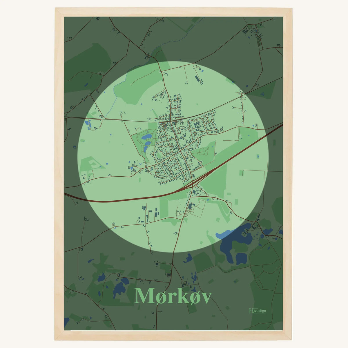Mørkøv plakat – Centrum 2026 – Lys pastel grøn