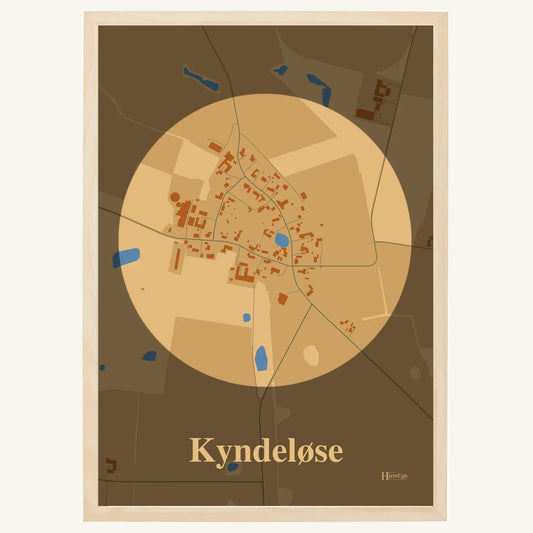 Kyndeløse plakat – Centrum 2026 – Lys pastel brun