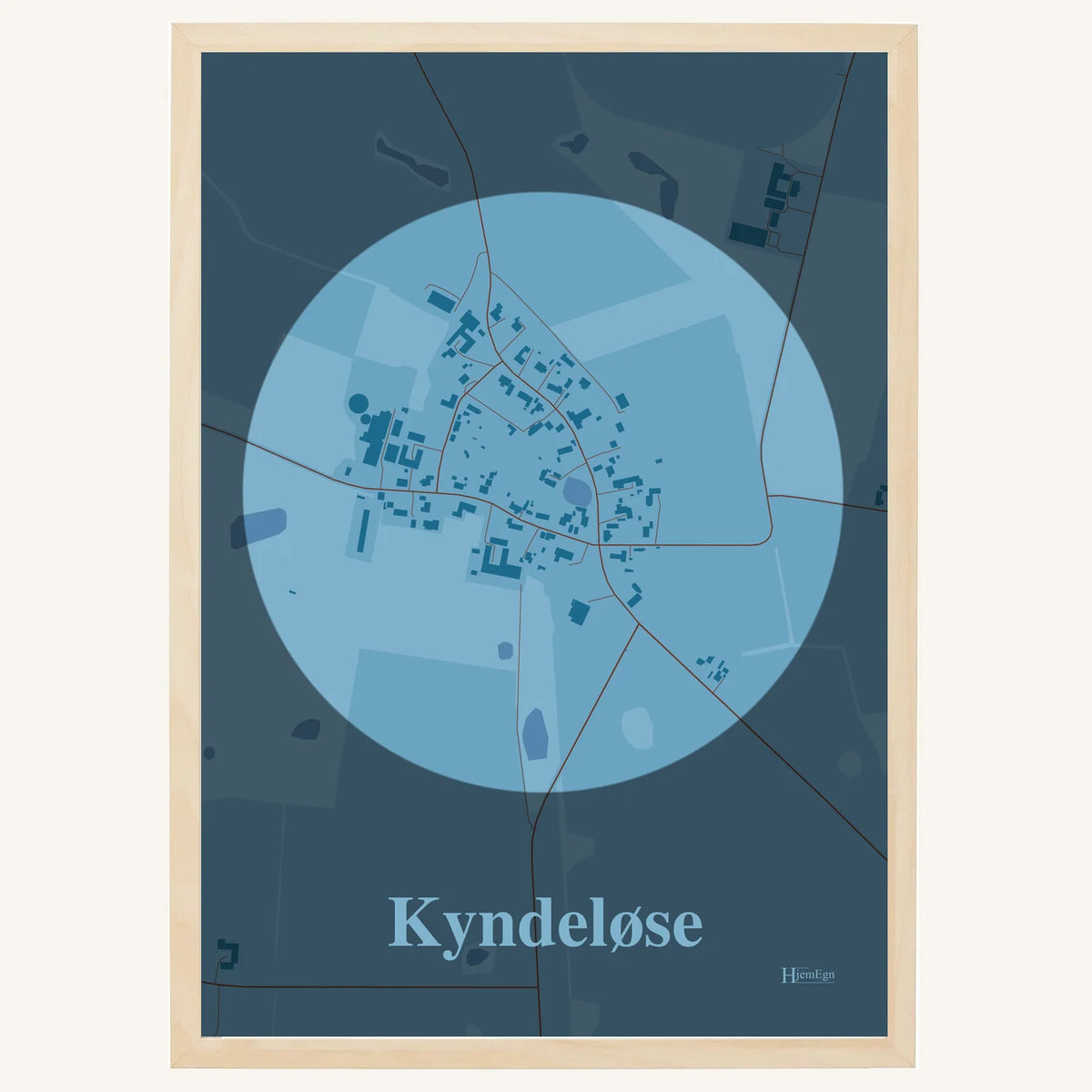 Kyndeløse plakat – Centrum 2026 – Lys pastel blå