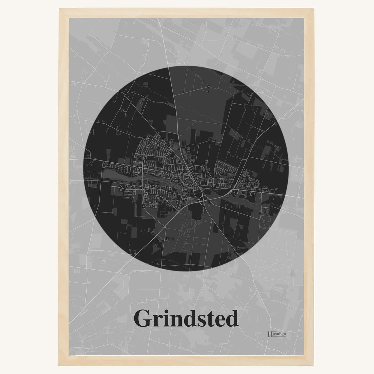 Grindsted plakat – Centrum 2026 – Mørk grå