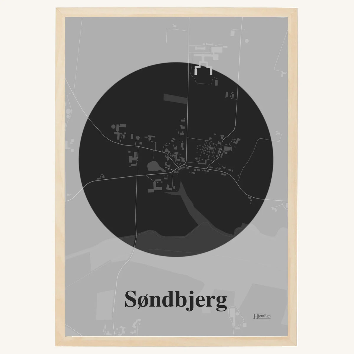 Søndbjerg plakat – Centrum 2026 – Mørk grå