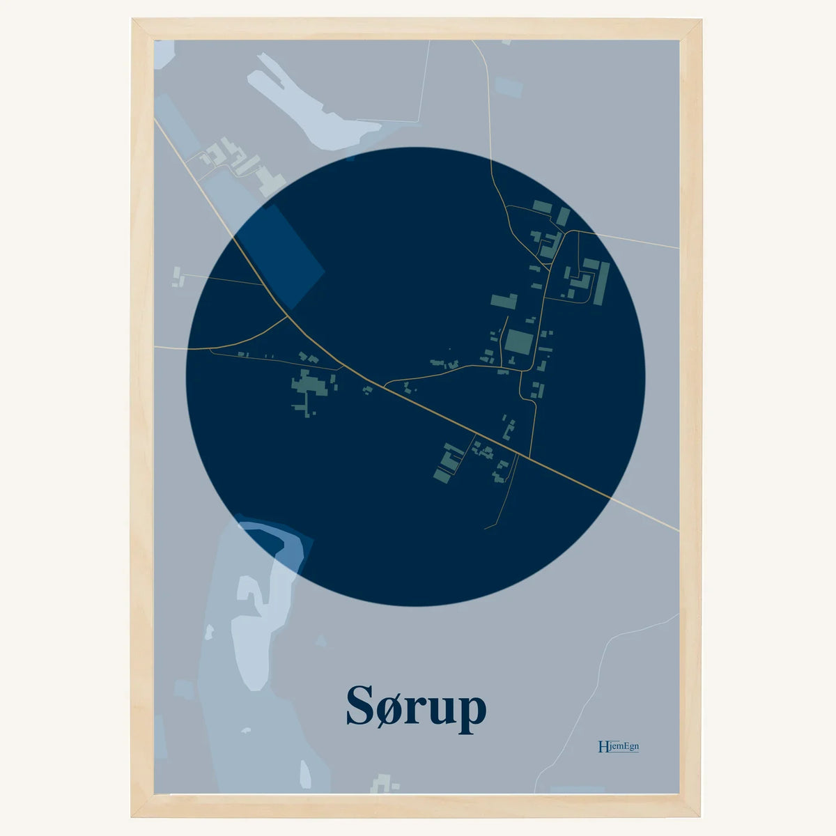 Sørup plakat – Centrum 2026 – Mørk blå