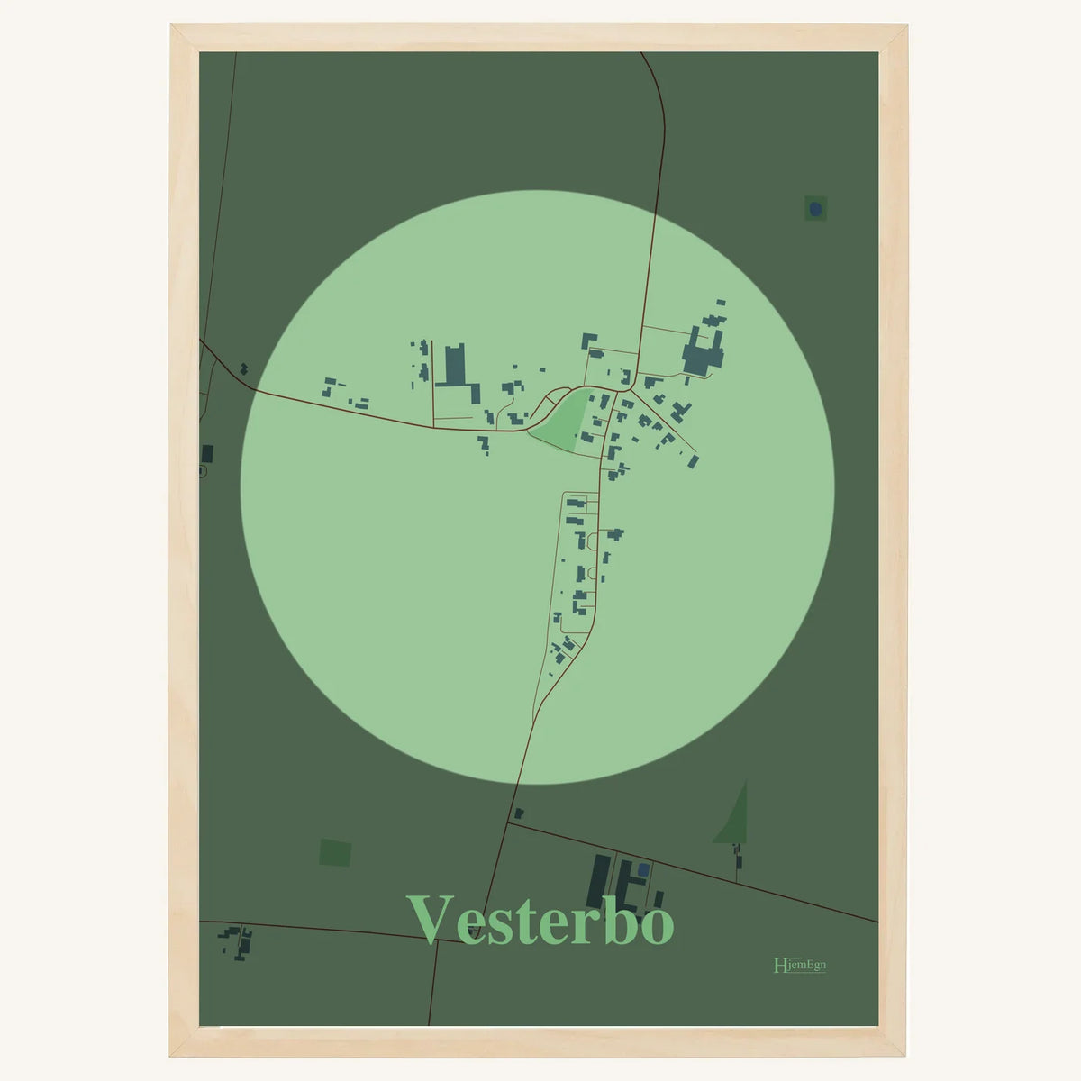Vesterbo plakat – Centrum 2026 – Lys pastel grøn