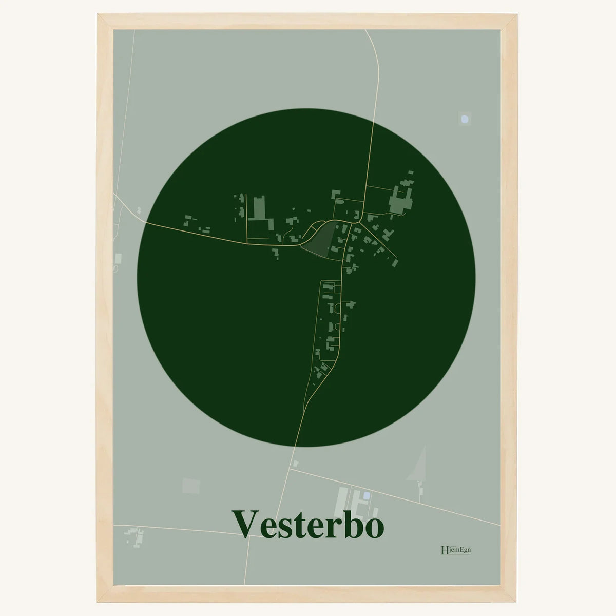 Vesterbo plakat – Centrum 2026 – Mørk grøn