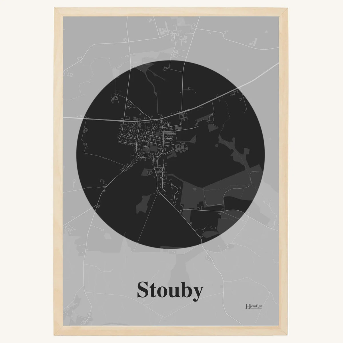 Stouby plakat – Centrum 2026 – Mørk grå