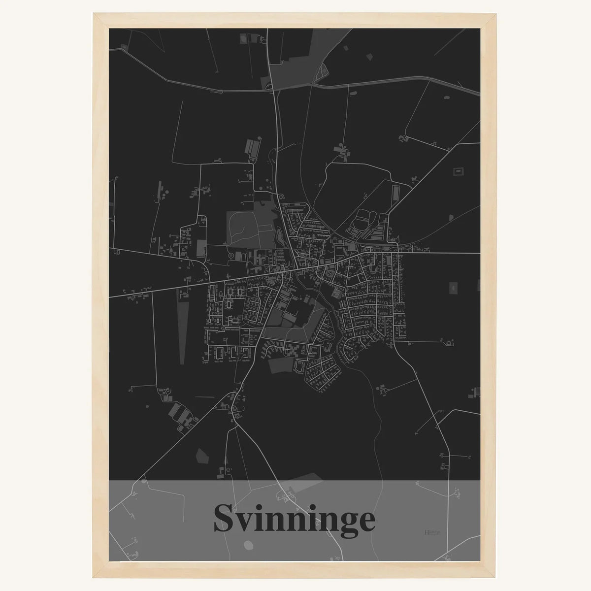 Svinninge plakat – Firkantet 2026 – Mørk grå