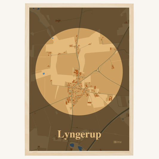 Lyngerup plakat – Centrum 2026 – Lys pastel brun