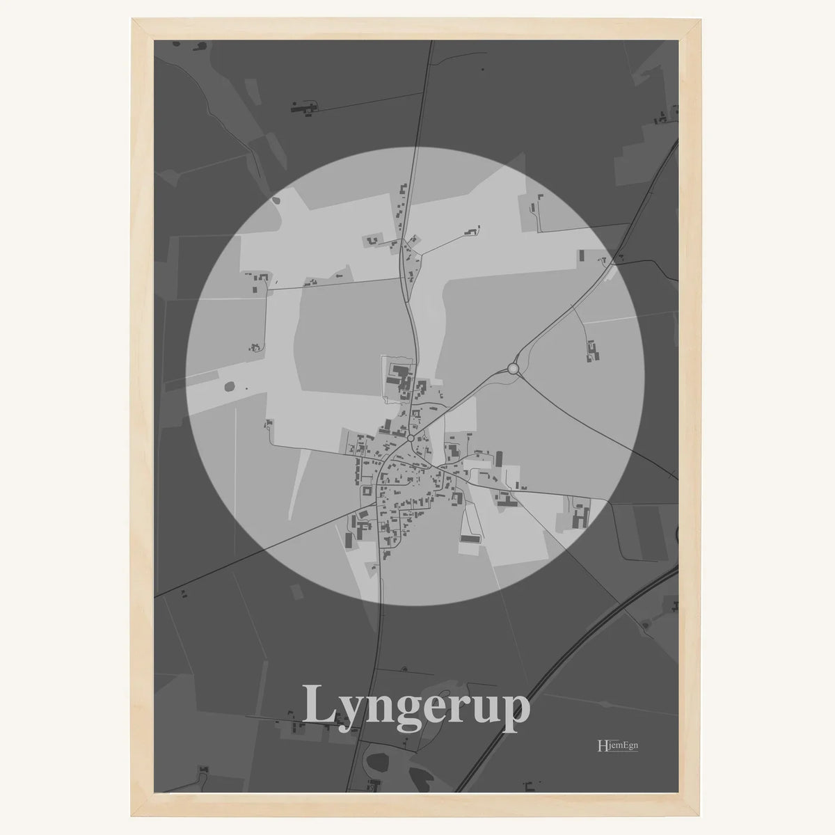 Lyngerup plakat – Centrum 2026 – Lys pastel grå