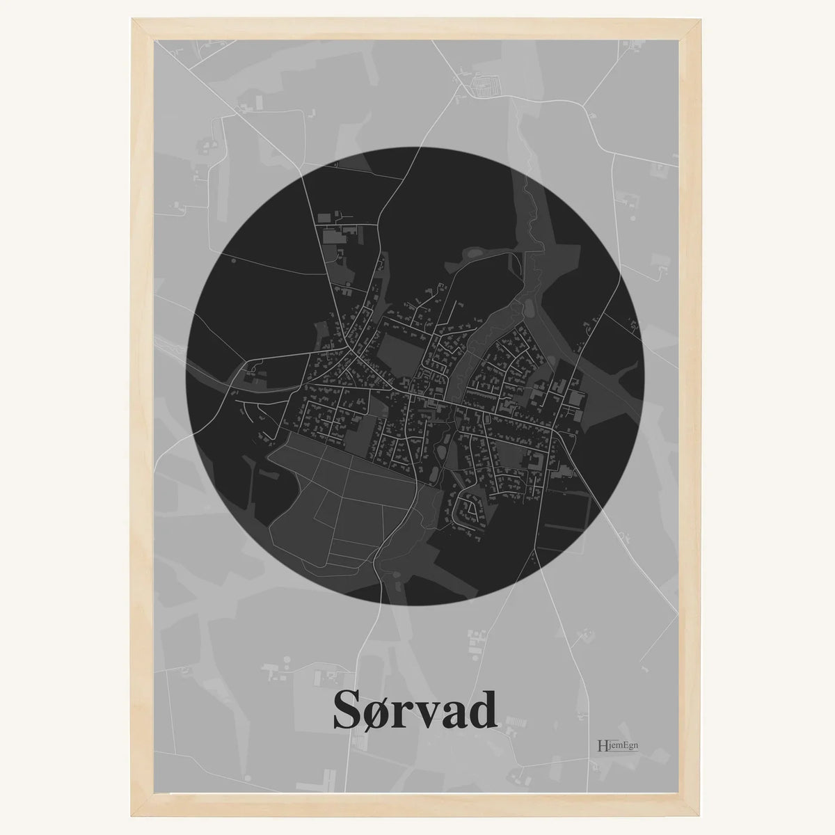 Sørvad plakat – Centrum 2026 – Mørk grå